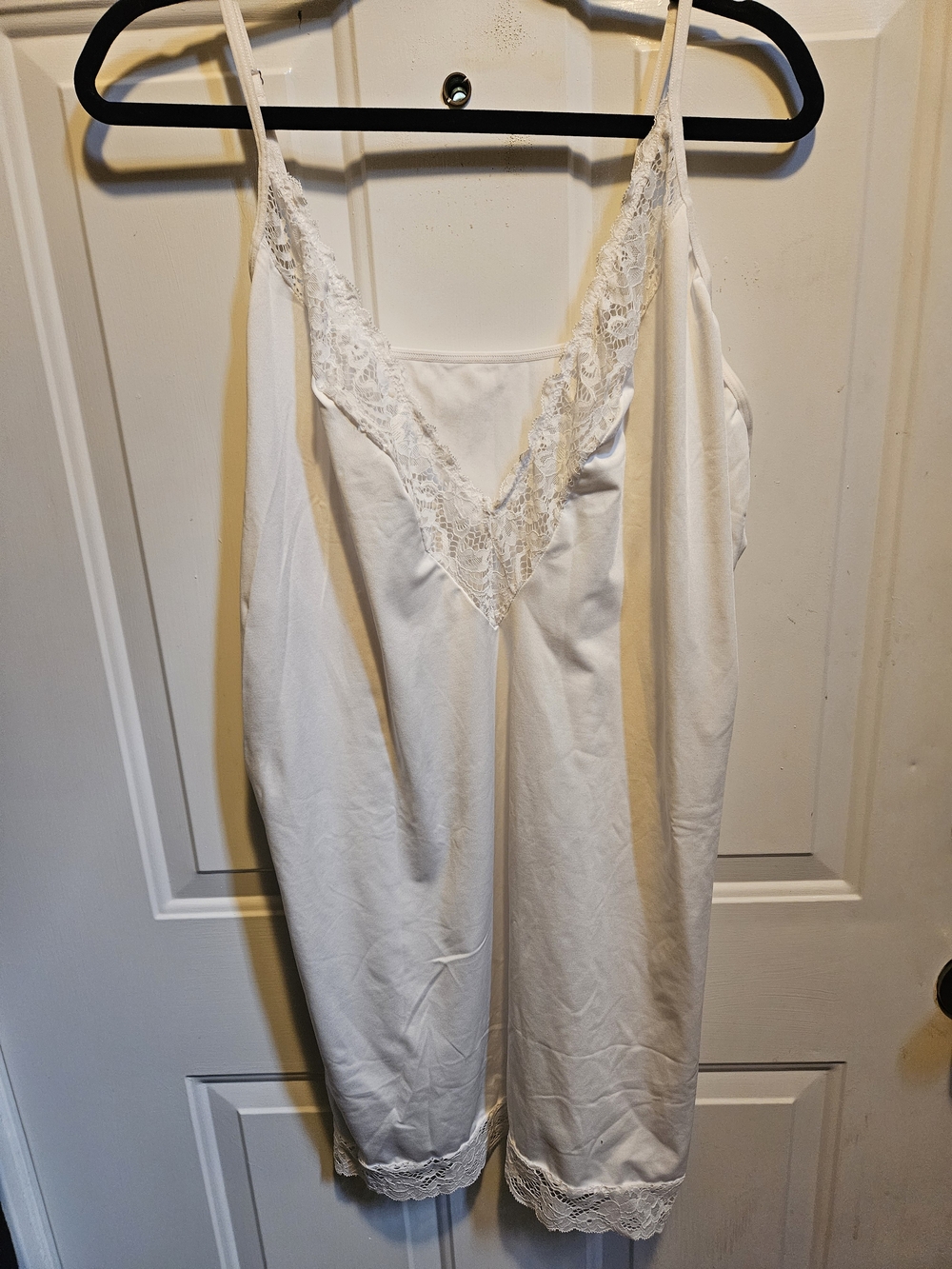 Women's Lace-Trim White Nightie